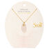 Scout Curated Wears Womens Organic Stone Necklace Opalite/Gold - Stone of Healing