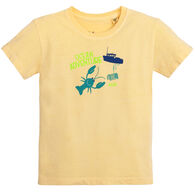 Lakeshirts Toddler Blue 84 Blenny Lobster Boat Short-Sleeve T-Shirt