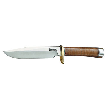 Randall Model 5 Camp & Trail Leather Handle Fixed Blade Knife