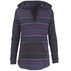 Woolrich Womens Mile Run II Striped Hooded Pullover