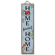 My Word! Home Sweet Home Spring Cardinals Stand-Out Tall Sign