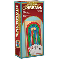 Pressman Folding Classic Cribbage Game w/Cards