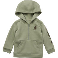 Carhartt Infant/Toddler Logo Half-Zip Long-Sleeve Sweatshirt