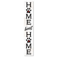 My Word! Home Sweet Home Paw Prints Porch Board