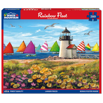 White Mountain Jigsaw Puzzle - Rainbow Fleet