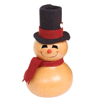 Meadowbrooke Gourds Gavin Small Boy Snowman Gourd