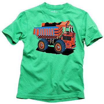 Wes & Willy Boys Dump Truck Short-Sleeve T-Shirt