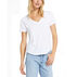 Z Supply Womens Organic Cotton V-Neck Short-Sleeve T-Shirt
