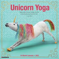 Willow Creek Press Unicorn Yoga 2023 Wall Calendar