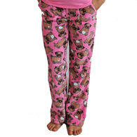 Candy Pink Girl's Puppy Pajama Pant