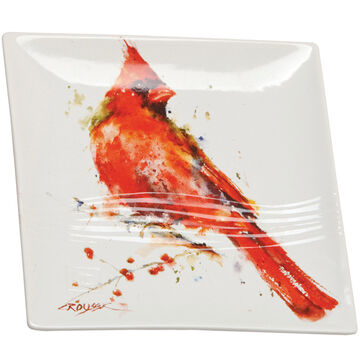 Big Sky Carvers Cardinal Snack Plate