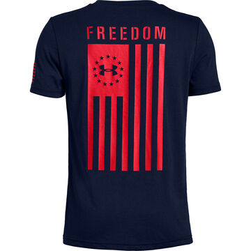 Under Armour Boys Freedom Flag Short-Sleeve T-Shirt
