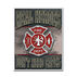 Desperate Enterprises Real Heroes Firemen Tin Sign
