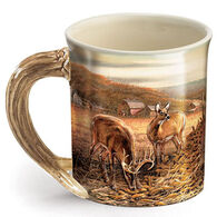 Wild Wings Sharing The Bounty - Whitetail Deer Sculpted Mug
