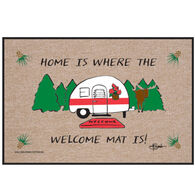 High Cotton Doormat - Home Where Welcome Mat Camper