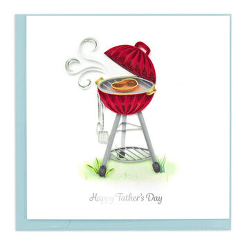 Quilling Card Fathers Day BBQ Greeting Card