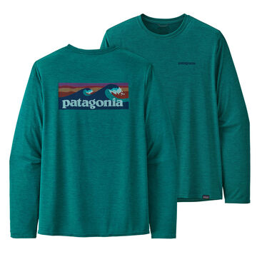 Patagonia Mens Capilene Cool Daily Graphic Long-Sleeve T-Shirt