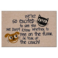 High Cotton Doormat - We're So Excited to See You