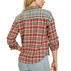 Mystree Womens Checker Long-Sleeve Shirt