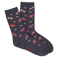K. Bell Women's Dragonflies Sock