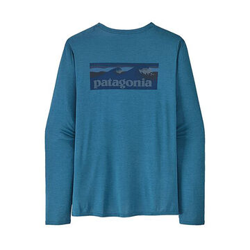 Patagonia Mens Capilene Cool Daily Graphic Waters Long-Sleeve Base Layer Shirt