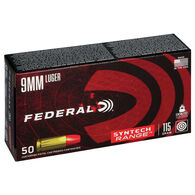 Federal Syntech 9mm Luger 115 Grain SJ FN Handgun Ammo (50)