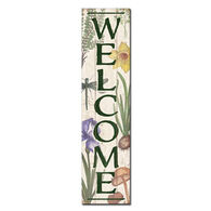 My Word! Welcome - Botanical Stand-Out Tall Sign