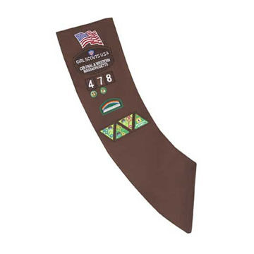 Girl Scouts Official Brownie Sash - Discontinued Color