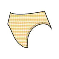 Speedo Women's Textured Stripe High Waist Swimsuit Bottom