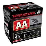 Winchester AA Target 20 GA 2-3/4" 7/8 oz. #8 Shotshell Ammo (25)