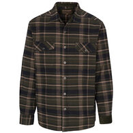 North River Men's Plaid Moleskin Long-Sleeve Shirt Jacket