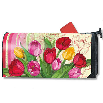 MailWraps Glorious Garden Magnetic Mailbox Cover