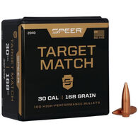 Speer Target Match BTHP 30 Cal. 168 Grain Rifle Bullet (100)