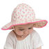 Hugglalugs Infant Girls Flamingo UPF 25+ Sunhat