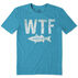 Life is Good Mens WTF Fish Cool Short-Sleeve T-Shirt