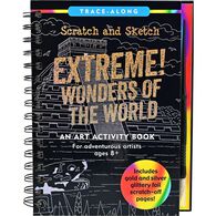 Scratch & Sketch Extreme! Wonders of the World Trace-Along Art Activity Book