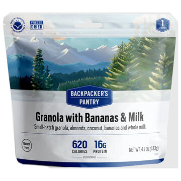 Backpackers Pantry Granola w/ Bananas & Milk - 1 Serving