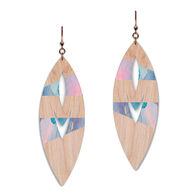 Illustrated Lights Women's Willow Wood B39M Earring