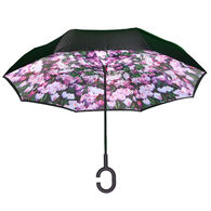 Calla Products Women's Crocus Field Topsy Turvy Umbrella