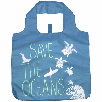 Rockflowerpaper Save The Oceans Reusable Blu Bag