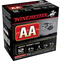 Winchester AA Target 12 GA 2-3/4" 1-1/8 oz. #7-1/2 Dram 3 Shotshell Ammo (25)