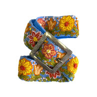 Tey-Art Women's Garden Embroidered Belt