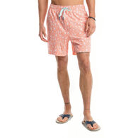 Southern Tide Men's Shell Of A Good Time Printed Swim Trunk