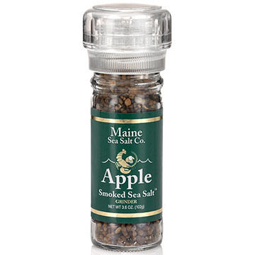 Maine Sea Salt Apple Smoked Salt Refillable Grinder