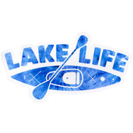 Sticker Cabana Lake Life Kayak Sticker