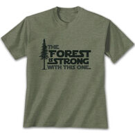 Earth Sun Moon Trading Men's The Forest is Strong Short-Sleeve T-Shirt