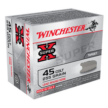 Winchester Super-X 45 Colt 255 Grain LRN Handgun Ammo (20)