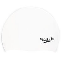 Speedo Solid Silicone Adult Swim Cap - Elastomeric Fit