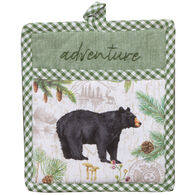 Kay Dee Designs Pinecone Trails Bear Embroidered Pocket Mitt