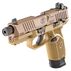 FN 502 Tactical FDE 22 LR 4.6 10/15-Round Pistol